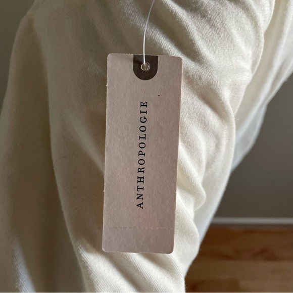 Anthropologie Saturday Sunday Ivory Shag/Fleece Sherpa Open Front Vest NWT Sz S - Picture 7 of 12